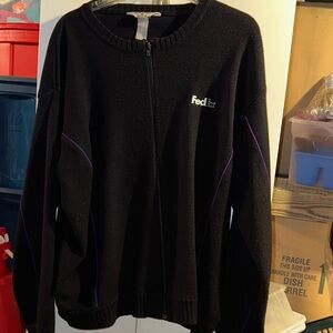 FedEx Zip Up Sweater  (3XL)